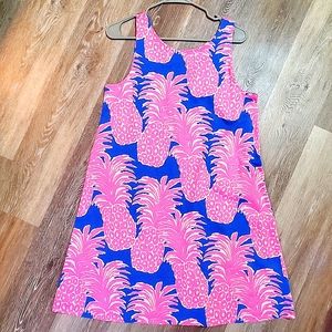 Lilly Pulitzer Kristen Dress blue Haven Little Flamenco